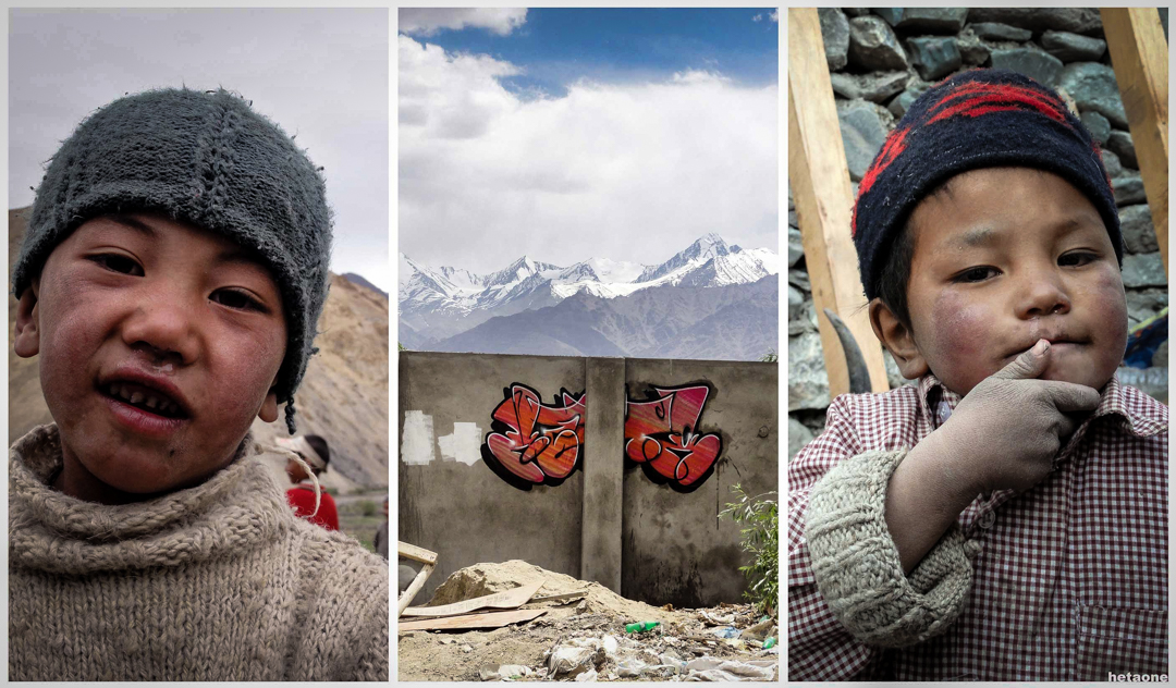 voyage graffiti en inde ladakh