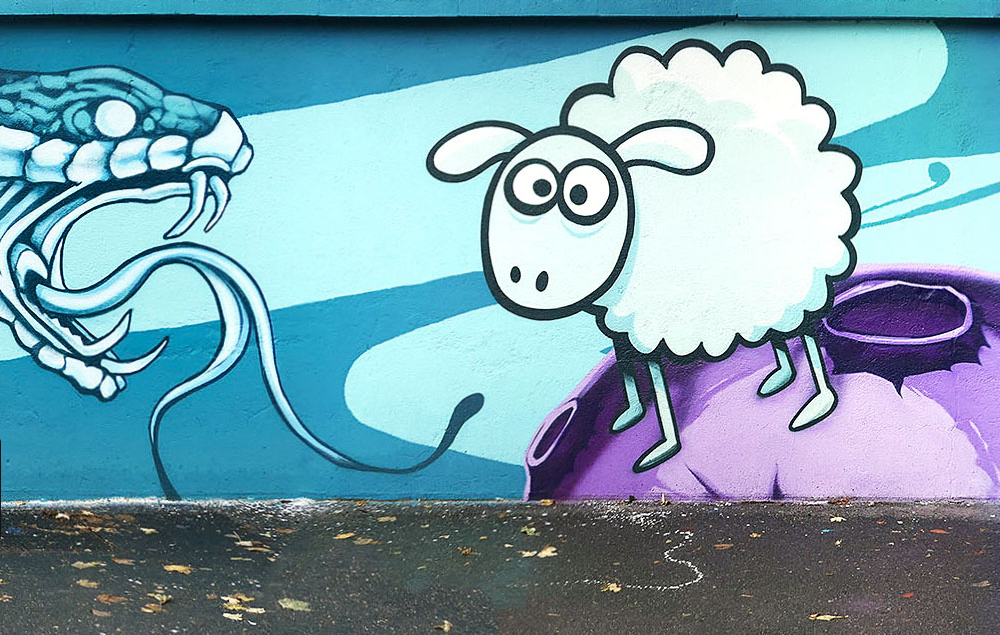 mouton street art