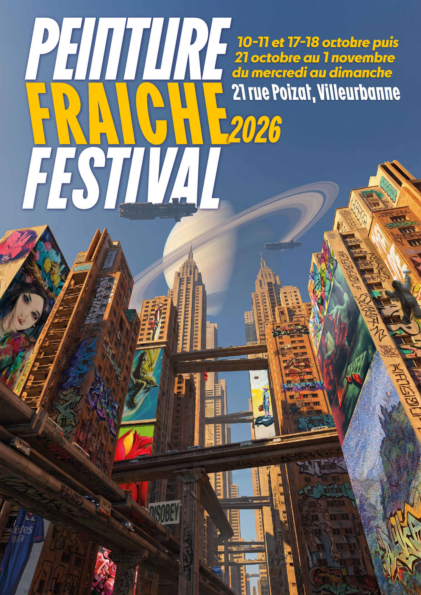 Affiche Peinture Fraîche Festival 2026 Affiche Peinture Fraîche Festival 2026